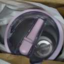 DLOCCOLD 40 oz Tumbler with Handle & Flip Straw, Car Cup Holder Friendly, Leak Resistant Water Bottle, Reusable Insulated Modern Stainless Steel Tumbler, Gifts for Women & Men