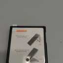 SURITCH for Samsung Galaxy Z Flip7 Case with 360 Rotatable Hand Strap Phone Grip Holder & Invisible Kickstand & Screen Protector, Protective Cover for Flip 7 - Black