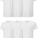 Fruit of The Loom Men's Crew Tee Undershirts, Moisture Wicking & Tag Free, Also in Big & Tall, Medium