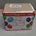 Electric Balloon Pump for Party Decorations  Portable Inflator, Auto Shutoff, Balloon Air Pump Dual Nozzle Rose Red 110V 600W  (Orange)