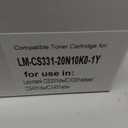 CS331 CX331 Toner Cartridge (with Chip) Replacement for Lexmark 20N10 20N10K0 20N10C0 20N10M0 20N10Y0 Toner Cartridge for CS331 CX331 CS431 CX431 CS331dw CS431dw CX331adwe CX431adw Printer (4-Pack)