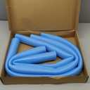 Nexarelle 3pcs 1-1/4" ID Pipe Insulation Foam Tube, Foam Pipe Tubing Covers 2.05" OD Wrap Roll Bar Tubing 3.3FT Long - Heat Preservation for Handle Heat Water/Pipe Freeze Protection, Blue