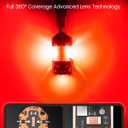 LASFIT 3157 LED Bulb Red, 3057 4157 Built in Resistor for Tail Brake Lights Upgraded Bright for 2007-2013 Silverado 1500, Canbus Ready Stop Lights, Pack of 2