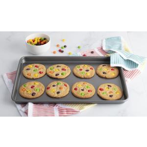 GoodCook Everyday Nonstick Baking Sheet Set, 1 Pack Pan Carbon Steel Construction Cookie Sheet Bakeware, Gray