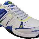 Acacia DINKSHOT II Pickleball Shoes, White/Royal- Mens 7.5 /Womens 9.0