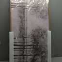 Tree Canvas Wall Art Gray Plant Wall Decor Abstract Artwork Framed Pictures Grey Misty Forest for Living Room Bedroom Office Home Decor 20"x40" with Framed