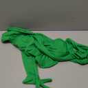 ATHX Kids High Stretch Spandex Halloween Cosplay Bodysuit Costume Open Face Unitard Child Full Body Skin Suit Zentai Suit (Green, XL)