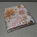 Horaldaily Groovy Retro Boho Tablecloth 60x120 Inch Rectangular, Pink 60s 70s Themed Washable Seasonal Table Cover for Party Picnic Dinner Decor