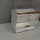 Makeup Organizer Countertop with Drawers & Lid, Skincare Organizer for Vanity, Large Cosmetic Organizer & Display Cases and Storage for Bathroom & Desktop. Perfect for Girl Women Mom Gifts