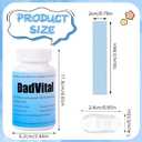 DadVital Funny Dad Gifts for Fathers Day DIY Capsule Bottle with 50 Empty Capsules and 60 Note Papers Unique Joke Gift for Dads, Husbands, First-Time Fathers, Gag Gift Idea for Him
