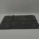 OLANLY Bathroom Rugs 30x20, Extra Soft Absorbent Chenille Bath Rugs, Rubber Backing Quick Dry, Machine Washable Bath Mats for Bathroom Floor, Tub and Shower, Home Decor Accessories, Grey