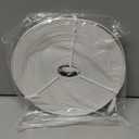 Folishine 50 ft Ethernet Cable, Cat 6e/Cat 6, High Speed, Flat White Shielded LAN Cable for Ethernet Network Switch, PS4 and Modem