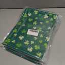 10 x XCHI Green Shamrocks St. Patrick's Day Placemats Set of 4 Table Mats for Party Home Kitchen Dining Table Decorations 12x18 Inch