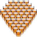 Meanplan 1.7oz Mini Shot Glasses Set Tasting Glasses Heavy Base Clear Shot cup Cute Cordial Mini Wine cups for Serving Whiskey, Wine, Juice(48 Pcs)