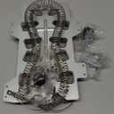 2025 UPGRADE Dryer Heating Element for Samsung dv42h5000ew/a3 dv45h7000ew/a2 dv48h7400ew/a2 DC47-00019A Dryer Heating Element DC47-00018A Thermostat DC47-00016A DC32-00007A DC96-00887A Thermal fuse