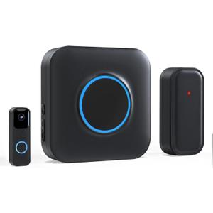 Satisure Wireless Doorbell Chime Video Doorbell Extender - Compatible with Blink Video Doorbell and Blink Video Doorbell (2nd Gen) (1 Video Doorbell Extender 1 Receiver