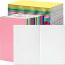 miikoul 48 Pack A5 Blank Journal Notebooks in Bulk, Colorful Soft Cover Unlined Paper for Kids Student Traveler Drawing Writing Take Notes and Plan, 8.3x5.5 Inches, 80 GSM, 60 Pages/30 Sheets