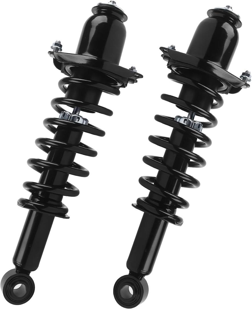 KUSATEC 172599L 172599R Rear Pair Complete Struts Shock Absorber Assemblies fit for 2009-2013 Toyota Corolla Matrix; 2009-2010 Pontiac Vibe, Driver Passenger Side