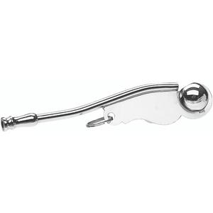 Mil-Tec Nickel-Plated Boatswain Compact Lightweight Portable Whistle for Maritime Signaling, 5 x 1 in., 0.8 oz. | Loud, Clear Signals for Communication on Ships and Boats | Emergency Deck Signaling