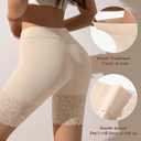 J-pone Slip Shorts for Under Dresses Smooth Anti-Chafing Lace Shorts for Women Boyshorts Seamless High Waisted Underwear (S)