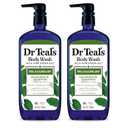 Dr Teal's Body Wash with Pure Epsom Salt, Relax & Relief with Eucalyptus & Spearmint, 24 fl oz (Pack of 2)