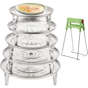 Yesland 5 Sizes 304 Stainless Steel Steamer Rack, Pressure Cooker Canner Rack & Cooling Rack with Detachable Legs, Round Pot Steaming Tray for Baking Cooking Steaming(7'' 7.5'' 8.5'' 9.25'' 10'') Yesland 5 Sizes 304 Stainless Steel Steamer Rack, Pressure Cooker Canner Rack & Cooling Rack with Detachable Legs, Round Pot Steaming Tray for Baking Cooking Steaming(7'' 7.5'' 8.5'' 9.25'' 10'')