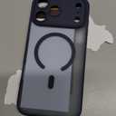 Designed for iPhone 17 Pro Max Case, Compatible with MagSafe, [Camera Protection] [15FT Military Drop Protection] Shockproof Translucent Matte Anti-Slip Phone Case, 6.9", Deep Blue