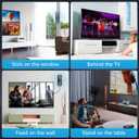 TV Antenna Indoor, 2025 Long Range Antenna for Smart TV with Amplifier Signal Booster for Local Channels,Digital inddor Antenna for All Older TV's-Supports 4K 1080p -33ft Long Cables