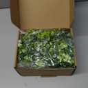 6FT Eucalyptus Garland with Flowers, 2 Pack Artificial Greenery Garland Hanging Faux Eucalyptus Garland Suitable for Table Wedding Backdrop Arch Wall Party UV Protected Indoor Outdoor Decor