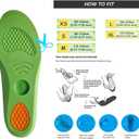 Shoe Insoles for AirTag Hidden Tracker Compartment, Trim-to-Fit Security Insert for Kids, Adults & Elderly