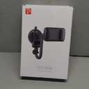 Long Arm Vacuum Suction Cup Shower Phone Holder Clip, Mirror Phone Mount For Bathroom Stick On Wall Makeup Mirror Kitchen Window Bathroom Phone Stand Fit For iPhone 16 15 14 13 12 & Cell Phones