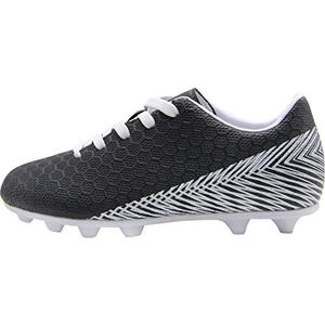 BomKinta Kid's FG Soccer Shoes Athletic Outdoor Soccer Cleats Black Size 4.5 M US Big Kid,37