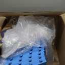 Fabbay Dryland Synthetic Ice Tiles for Hockey Floor Mat 12 x 12 Squares Hockey Training Equipment Board for Shooting Outdoor (Blue), 30Pcs