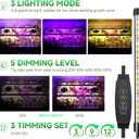 Seed Starter Tray, Seed Starter Kit with Grow Lights, Color Change Grow Lights for Seed Starting Kit, 3 Timming Set, Indoor Plant Growing Kit for Gardeners, Germination Trays Kits, Gardening Gifts