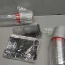 200 Pcs 5 oz Cupcake Liners Mini Aluminum Cake Pans Foil Baking Cups Loaf Pans with Dome Lids and Spoons Disposable Ramekins for Party Christmas Graduation Wedding Birthday(Red)