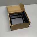 BASENOR 3PCS Tesla Model Y Model 3 Center Console Organizer [Carbon Fiber Edition] Armrest Hidden Storage Box, Custom for Model Y 2021-2024 Tesla Model 3 2021-2023, Tesla Interior Accessories