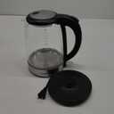 Cosori Electric Kettle, No Plastic Filter & Spout, 1.8Qt Tea Kettle & Hot Water Boiler For Coffee & Tea, Water Heater & Teapot, Automatic Shut Off, Borosilicate glass, Black, 1500W