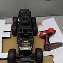 Jiakora Large Size RC Cars, Rock Crawler RC Truck with 2 Rechargeable Batteries, 6 Wheel Remote Control Monster Truck, Durable Metal Body & LED Headlights, Boy Toys for 4-7, 8-12 Kids & Adults