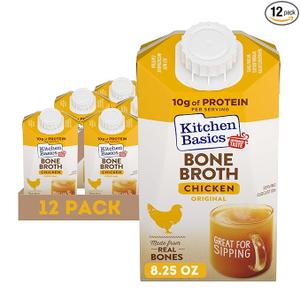 Kitchen Basics Original Chicken Stock, 8.25 oz. Carton 12 Pcs 08/Dec/2027