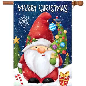 Christmas Flags - Double-Sided House Flags, 28 x 40 Inch for Outdoor Christmas Garden Decoration
