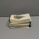 Homlouue 100 PCS Christmas Napkins Disposable, 3 Ply Paper Christmas Tree Napkins, Decorative Napkin for Bathroom Home Kitchen Dinner, Guest Paper Hand Towels for Xmas Winter Holiday Party Supplies