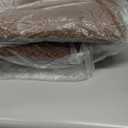 DUMOS 26 Inch Counter Height Bar Stools Set of 2, Modern Faux Leather High Barstools with Back and Metal Leg, Bar Chairs for Kitchen lsland, Elegant Brown