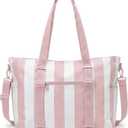 BAGSMART Large Beach Bag for Women, Oversize Tote Bag for Travel/Swim Pool/Summer | 3-Ways to Carry