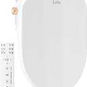 Bidet Toilet Seat, Electric Heated Toilet Seat with Instant Warm Water & Dryer, Rear and Feminine Washing, Self-Clean Nozzle, Wireless Remote, Slow Close Lid, Night Light, Elongated