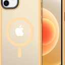 Magnetic Case for iPhone 12 & iPhone 12 Pro 2020 6.1 inch-Compatible with MagSafe & Magnetic Car Phone Mount,Anti-Fingerprint TPU Thin Phone Cases Cover Protective Shockproof