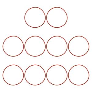 PATIKIL Silicone O-Ring 98mm OD 92mm ID 3mm Width, 20Pcs Metric VMQ Sealing Gasket Replacement for Plumbing Compressor Valves Repair, Red