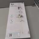 Zenna Home Tension Pole Shower Caddy, 4 Shelves, Adjustable, 60 to 97 Inch, White