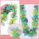 100 Feet Easter Tinsel Garland Colorful Egg Metallic Twisted Hanging Streamer Spring Theme Garland for Easter Decoration Birthday Party Supply, Green