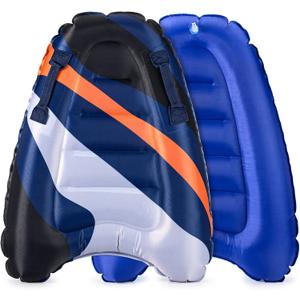 Inflatable Boogy Boards for Beach Travel Toys, 30 Cavas Slip Slide Water Park Body Surfing Board with Handles, Summer Fun Water Pool Game Toys for Kids 4,8,12 Ages