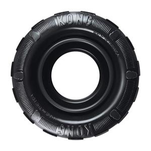 KONG Extreme Tires - KONG's Most Durable Natural Rubber Chew & Fetch Toy - Treat Dispenser Dog Tire Toy - Pet Supplies for Outdoor & Indoor Play - For Medium/Large Dogs